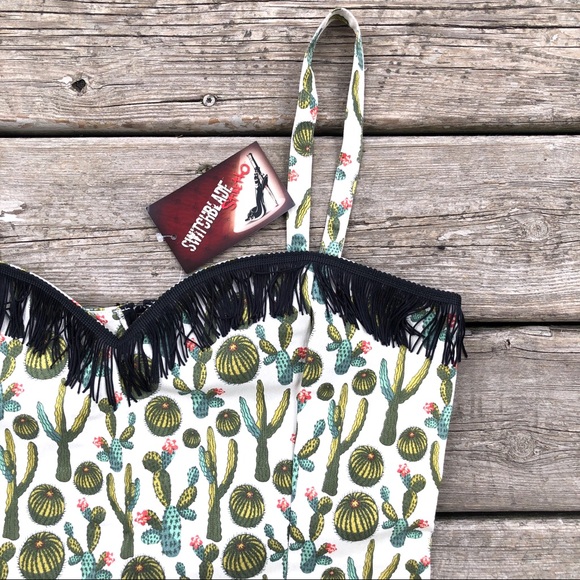 *SOLD* XL/2XL Cactus Dress Switchblade Stiletto - Picture 2 of 8